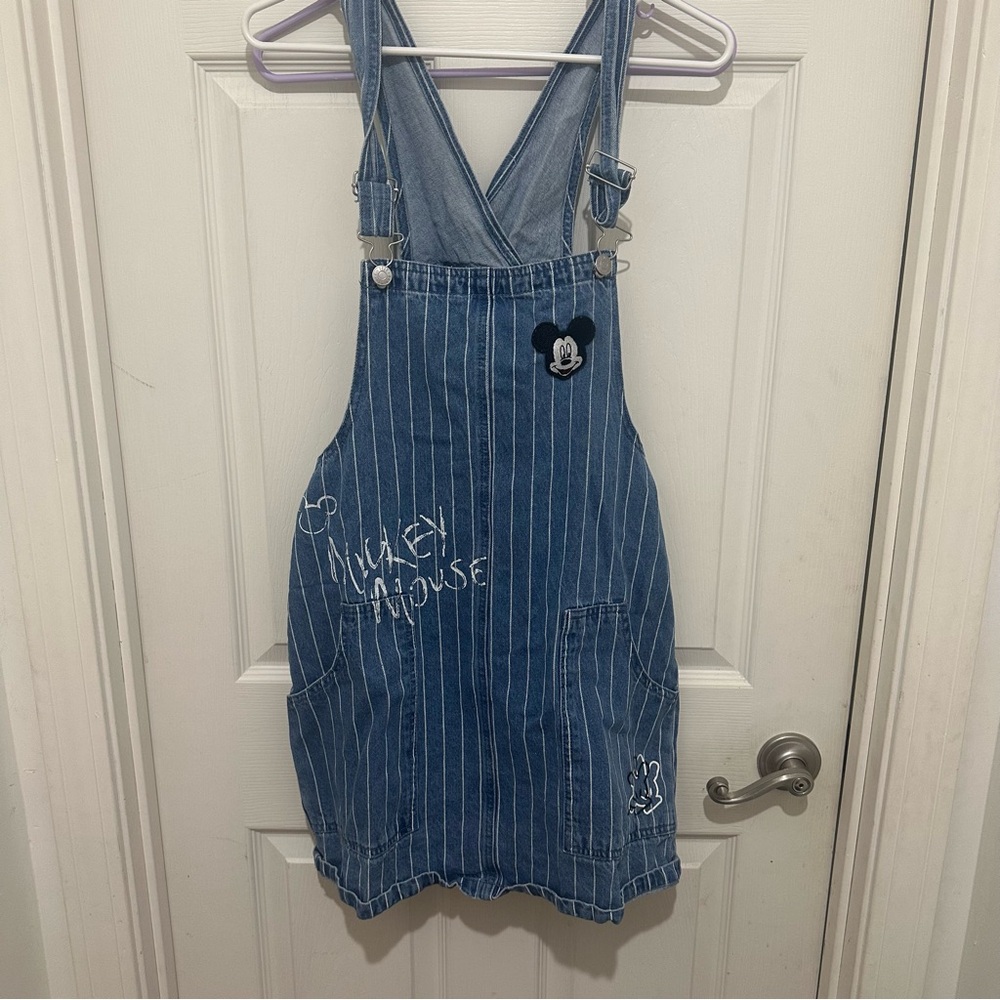 Disney Mickey Mouse denim overall dress